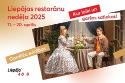 Atpūtas un ceļojumu piedāvājumi 26.03.2025 - 31.03.2025 Liepājas Restorānu nedēļa 2025 Liepājas reģiona TIB